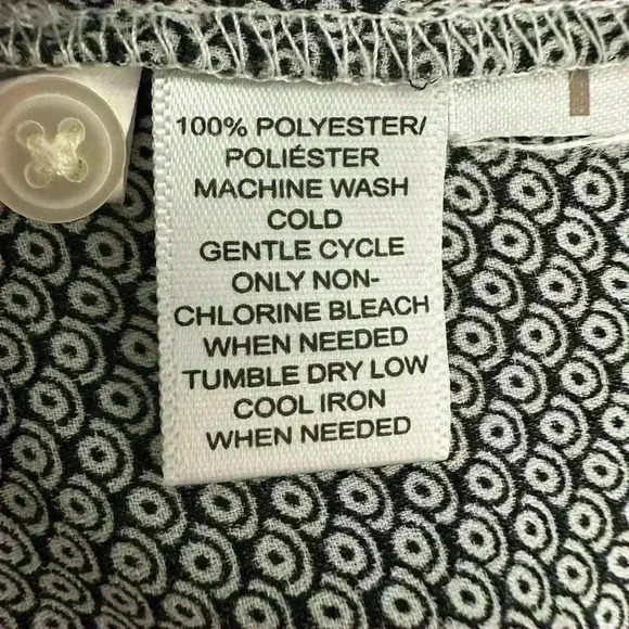 Loft Ann Taylor Black and White Blouse (51) - Picture 9 of 9